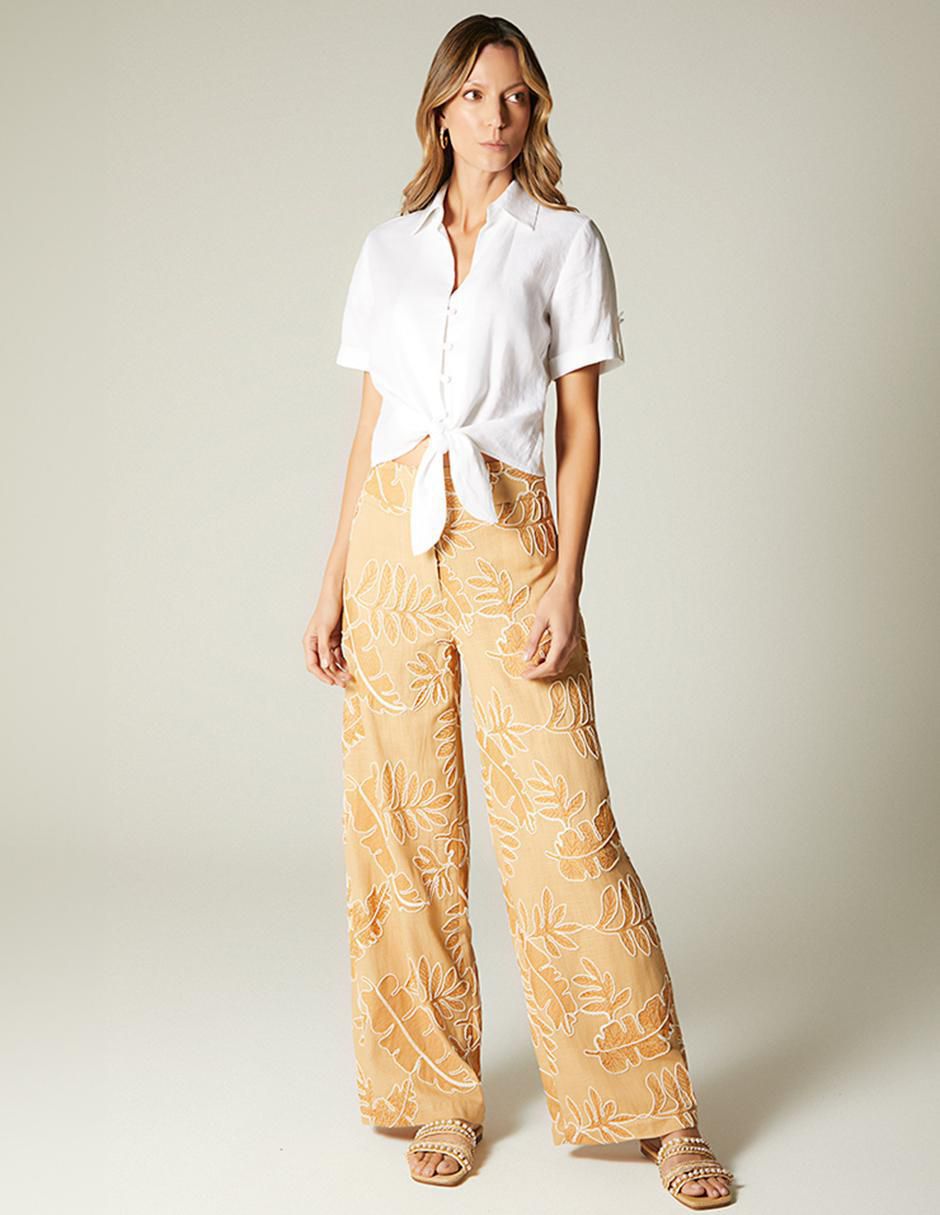 Pantalón palazzo para mujer