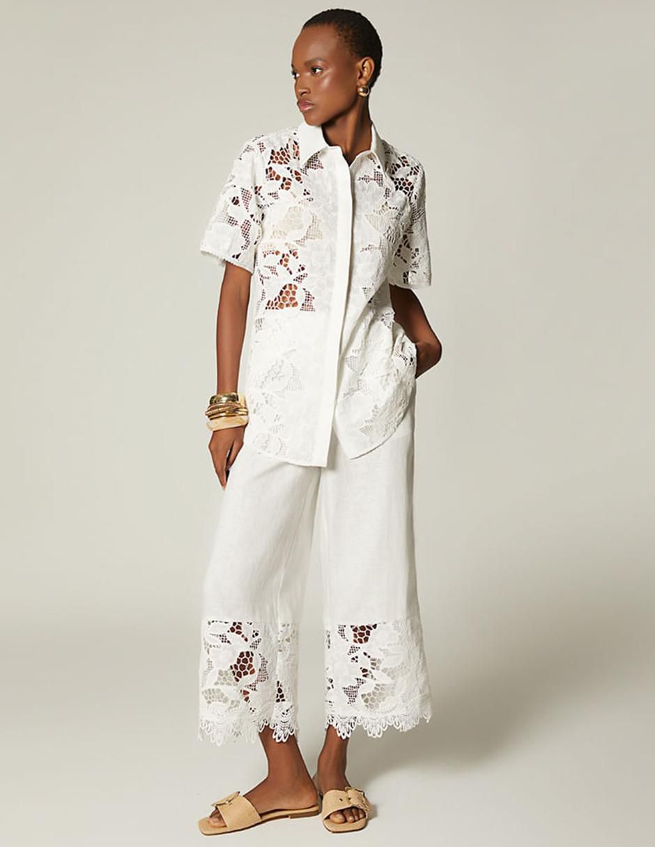 Pantalón capri palazzo para mujer 3