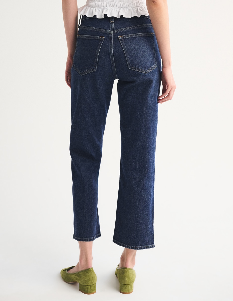 Jeans straight ki155-6435-276 para mujer 8