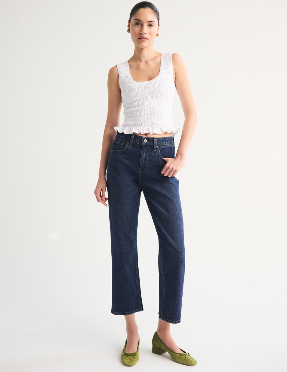 Jeans straight ki155-6435-276 para mujer 3
