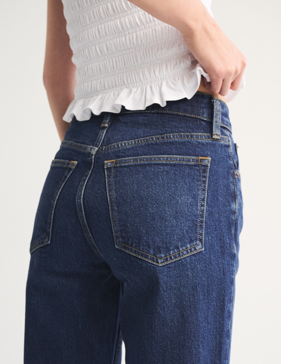Jeans straight ki155-6435-276 para mujer 6