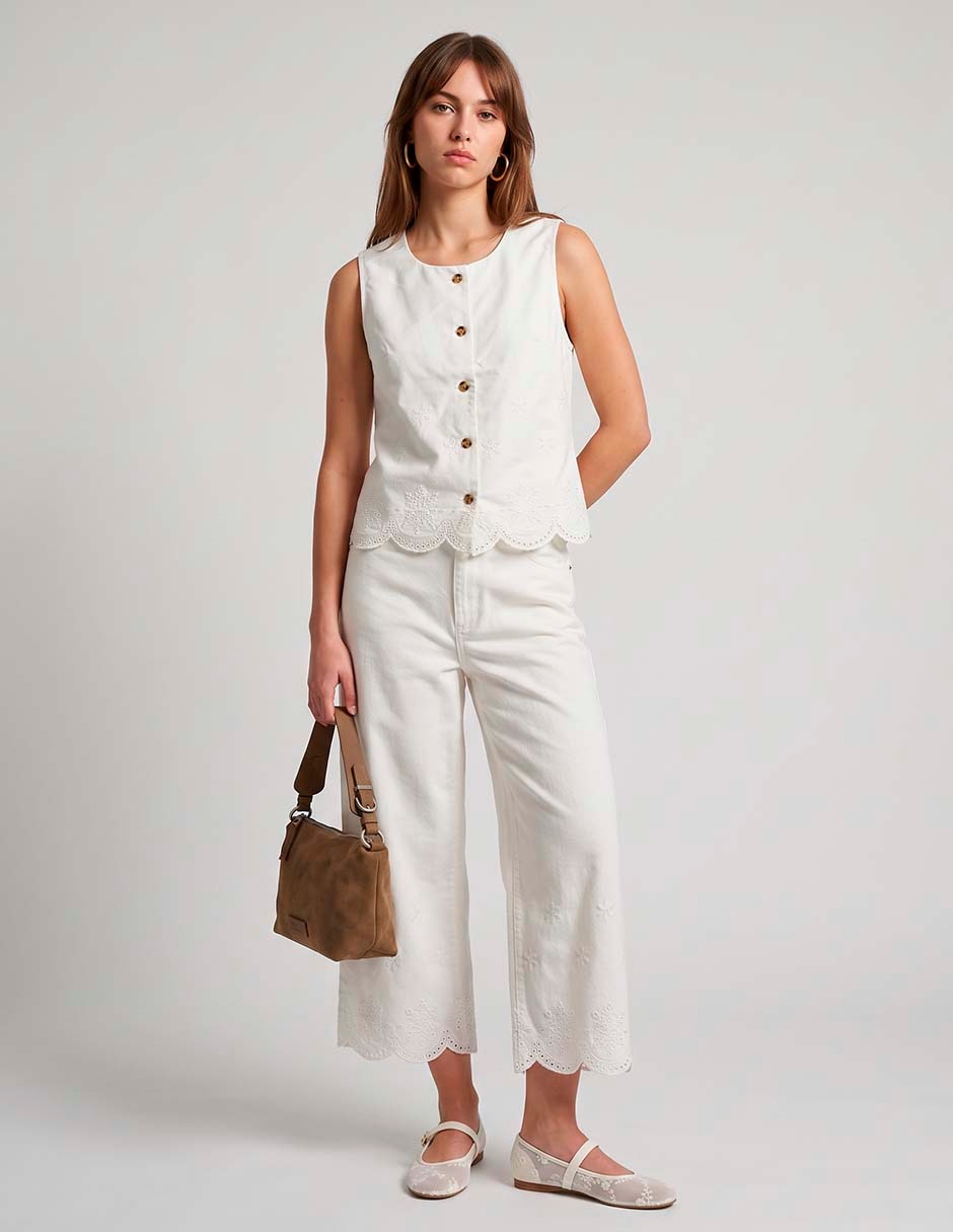 Pantalón straight para mujer