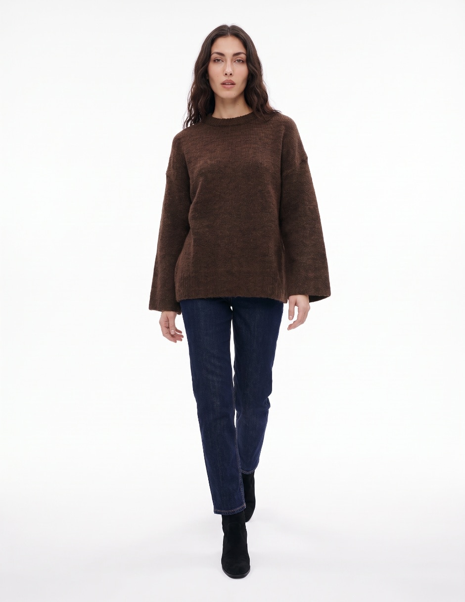 Suéter cuello redondo para mujer 3