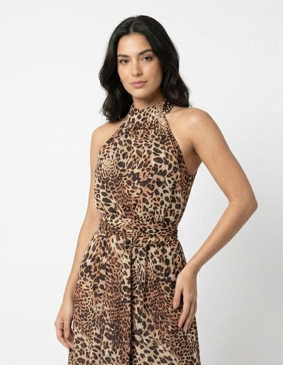 Vestido largo casual para mujer