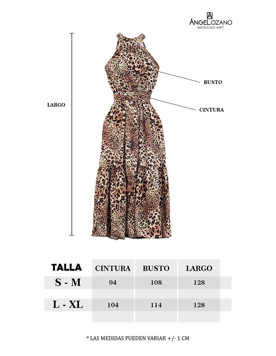 Vestido largo casual para mujer