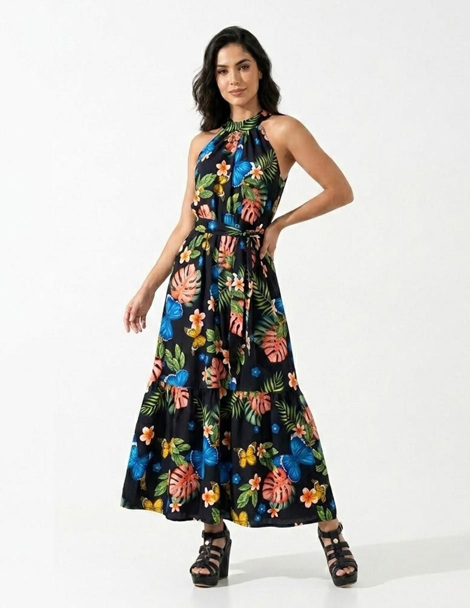 Vestido largo casual para mujer Vestido largo casual para mujer