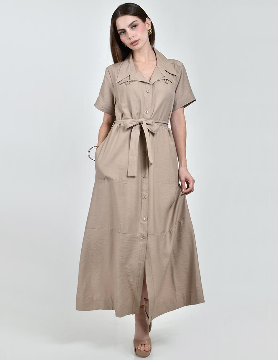 Vestido largo casual para mujer