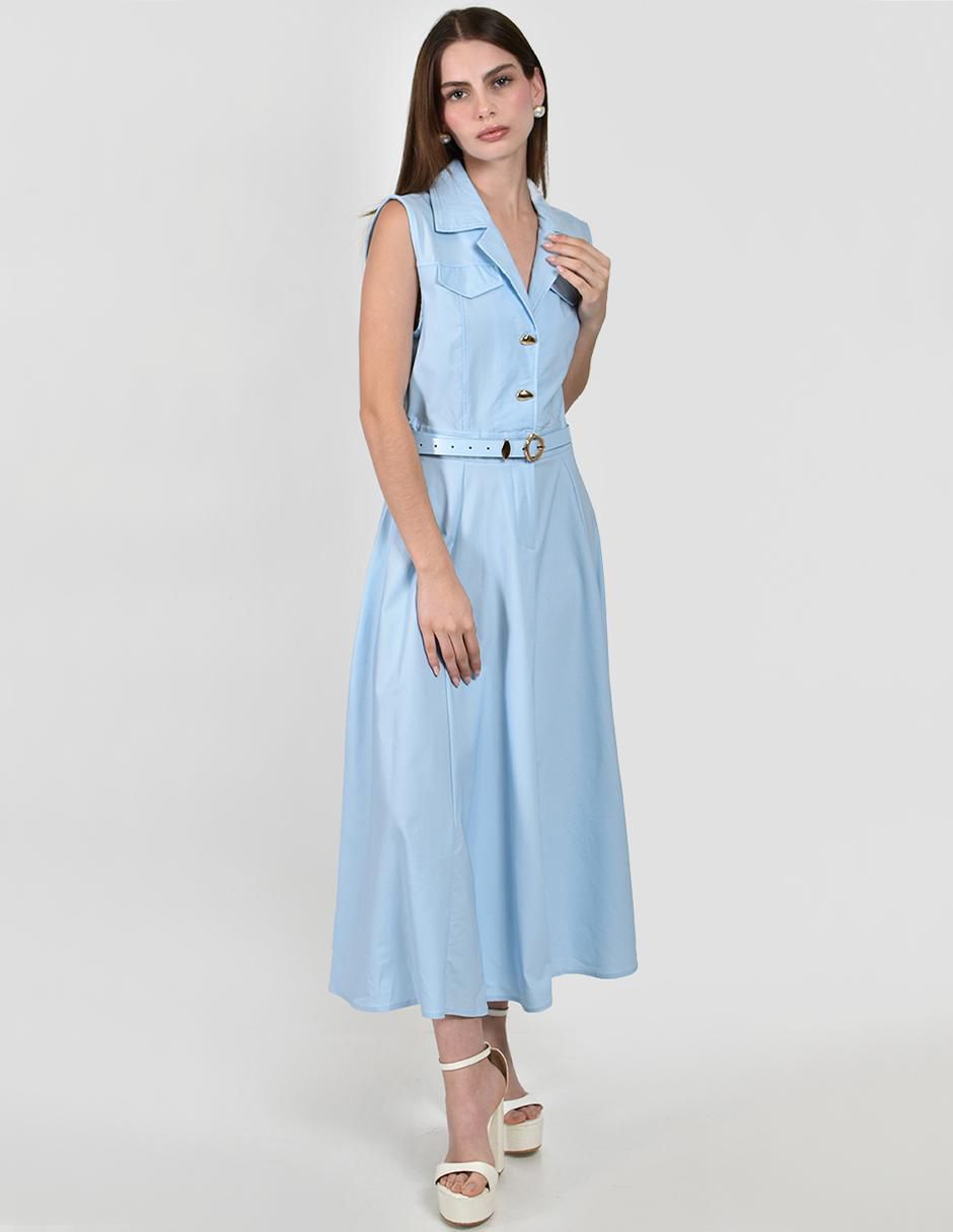 Vestido midi casual para mujer