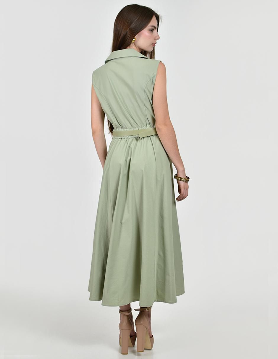 Vestido midi casual para mujer