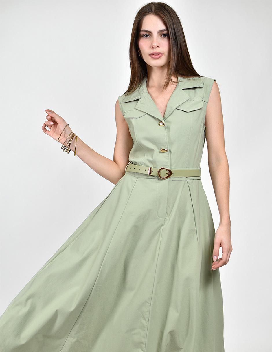 Vestido midi casual para mujer