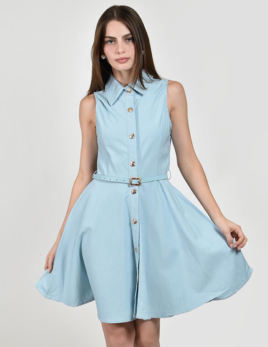 Vestido corto casual para mujer