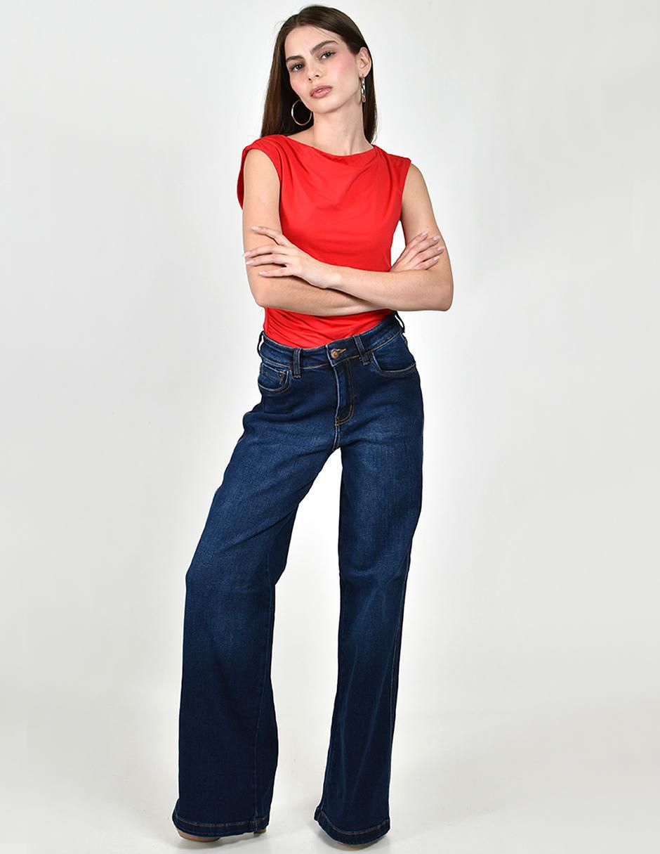 Jeans wide leg para mujer 2