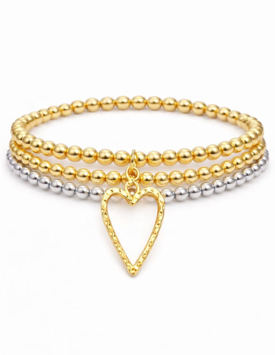 Pulsera Romance acabado baño de oro 18 K 2