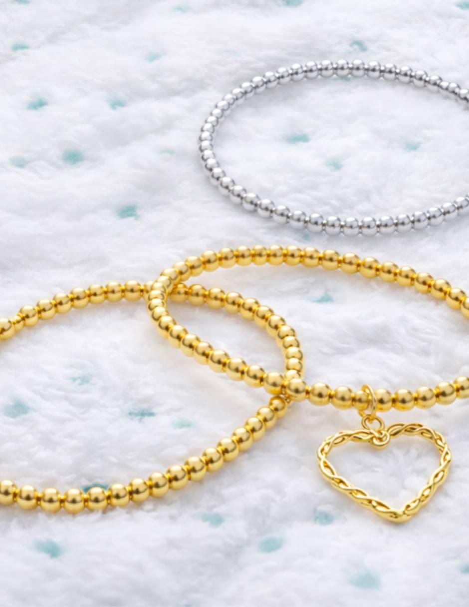 Pulsera Romance acabado baño de oro 18 K 5