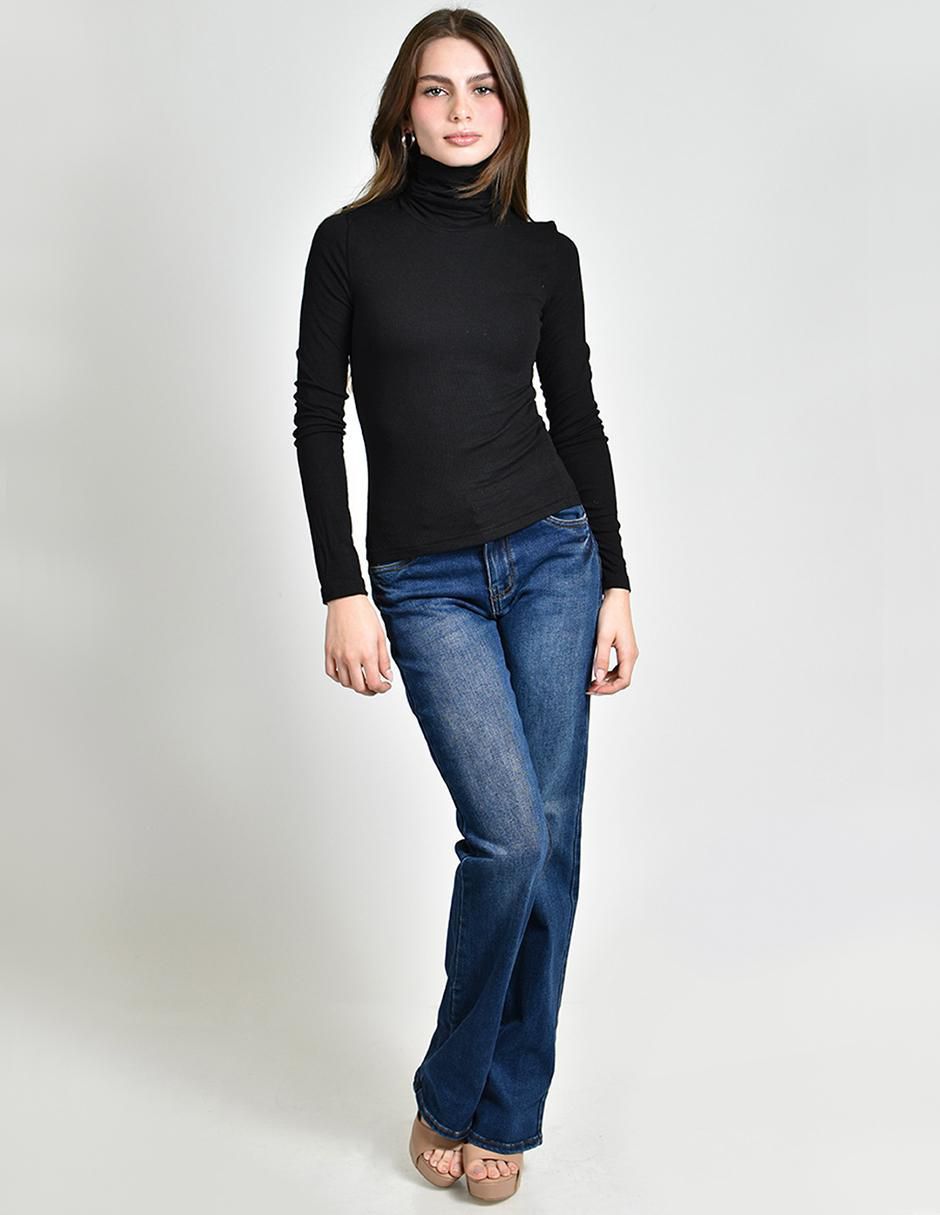 Blusa manga larga para mujer