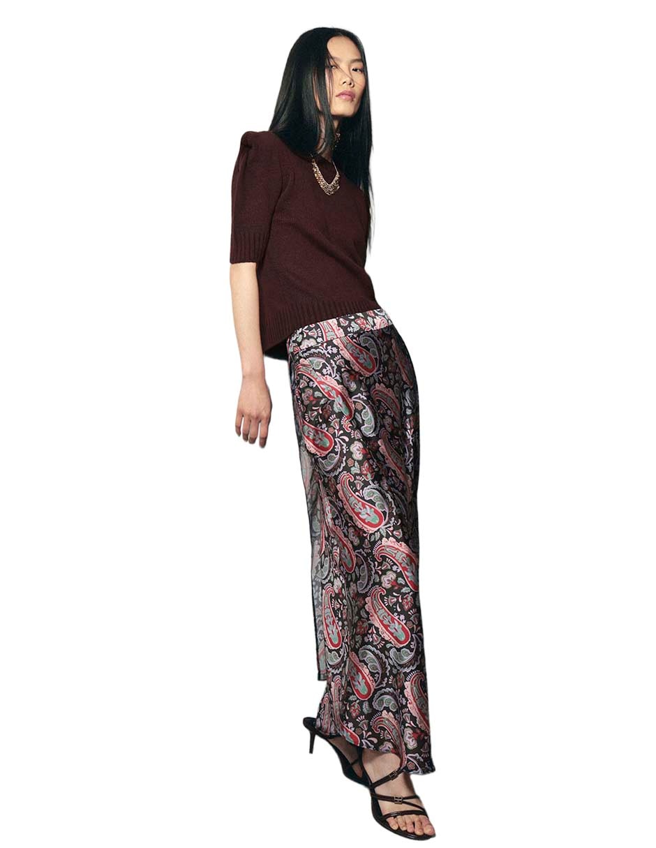 Falda larga Renatta&Go a la cintura