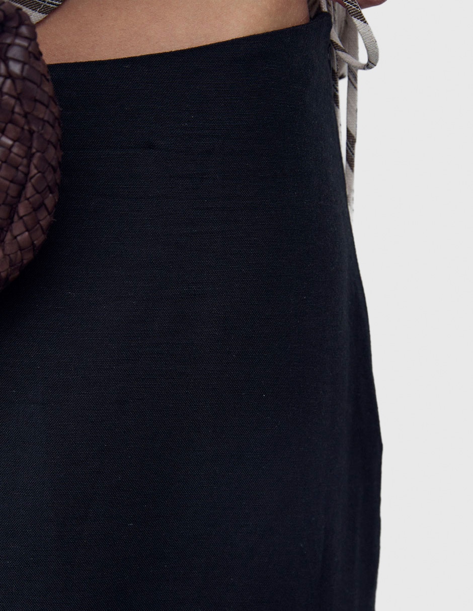 Falda larga Renatta&Go a la cintura