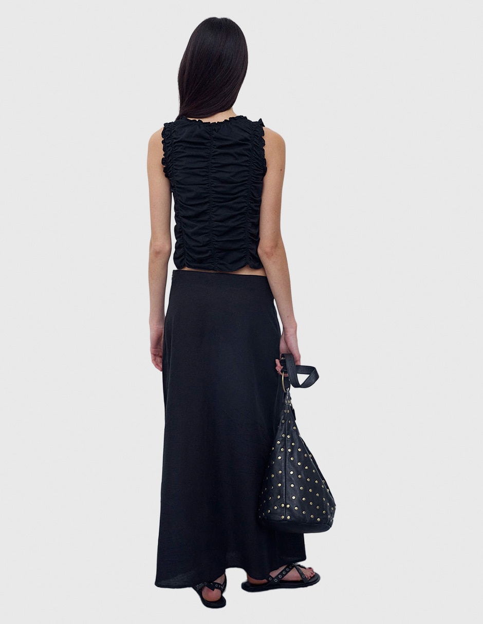Falda larga Renatta&Go a la cintura
