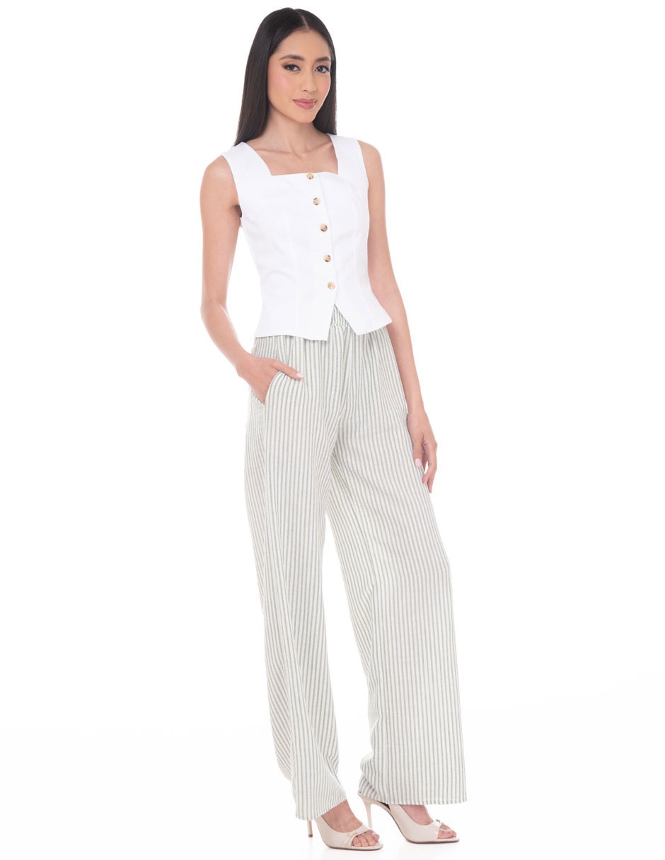 Pantal—n regular regular para mujer 3