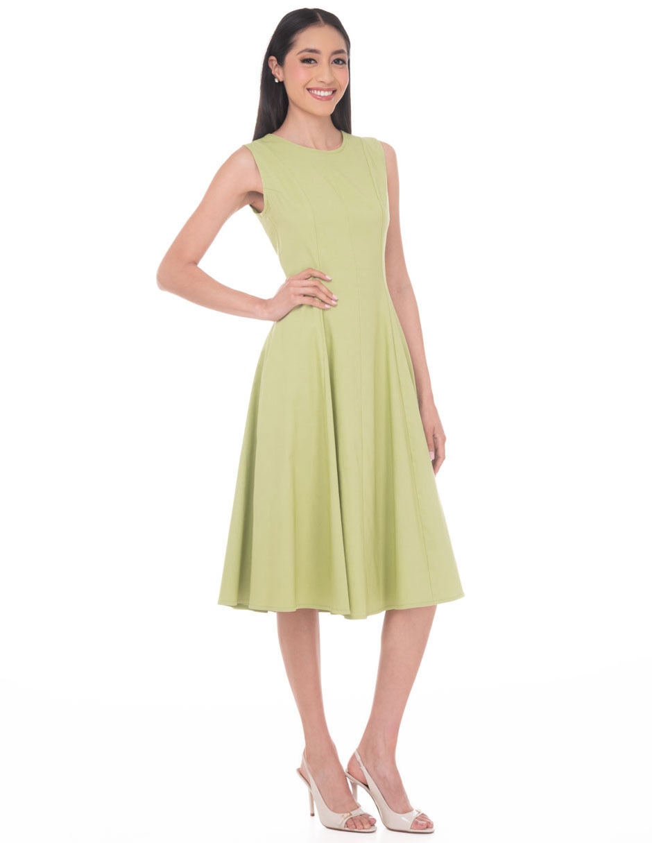 Vestido midi casual coleccion mayo para mujer Vestido midi casual coleccion mayo para mujer