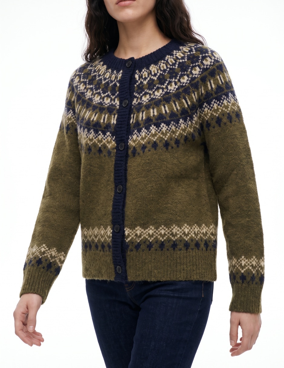 Suéter cuello redondo para mujer 4