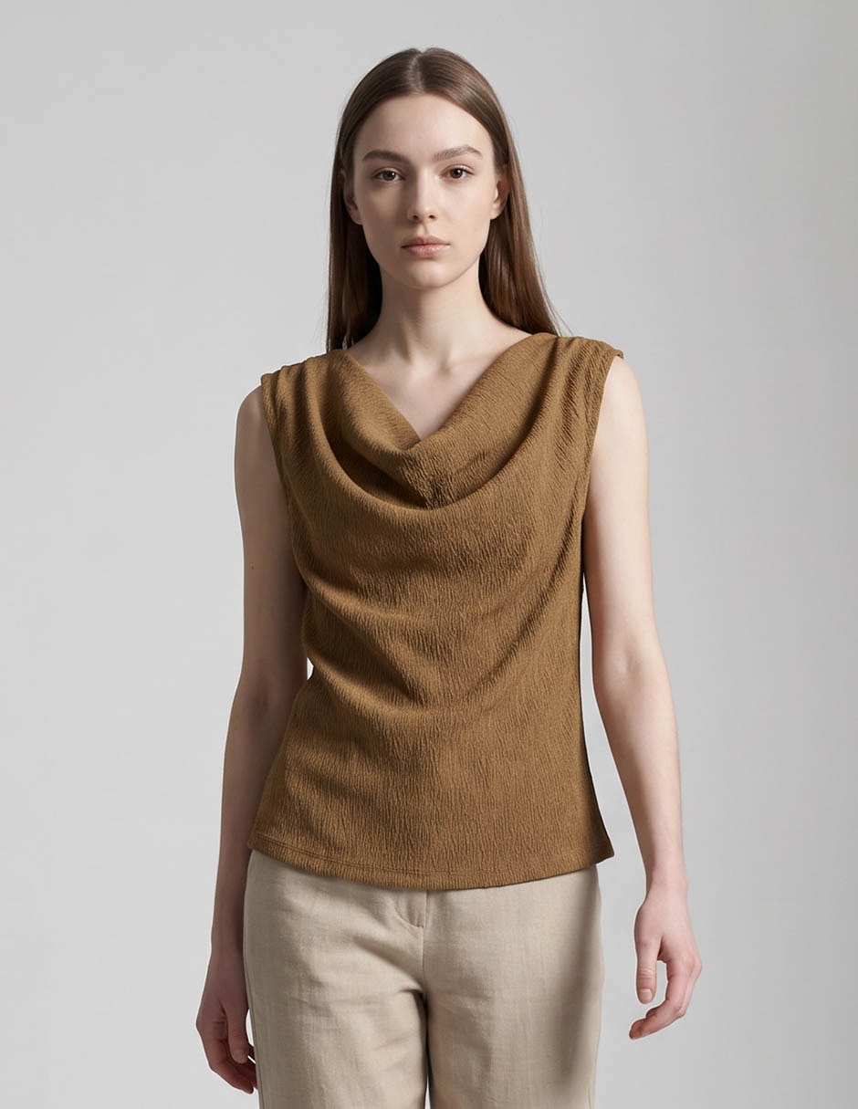 Blusa manga corta para mujer