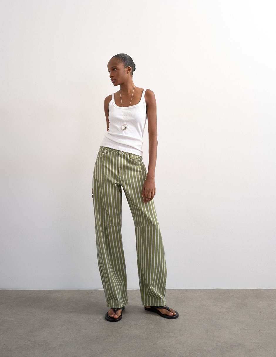 Pantalón recto para mujer 4