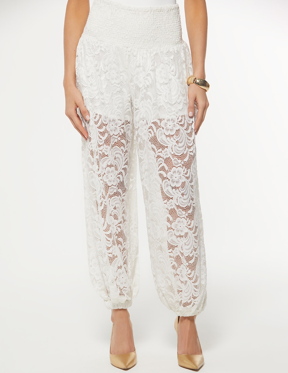 Pantalón relaxed barrel para mujer