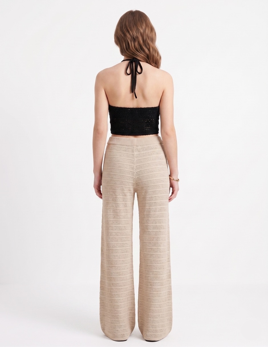 Pantalón regular regular para mujer 2