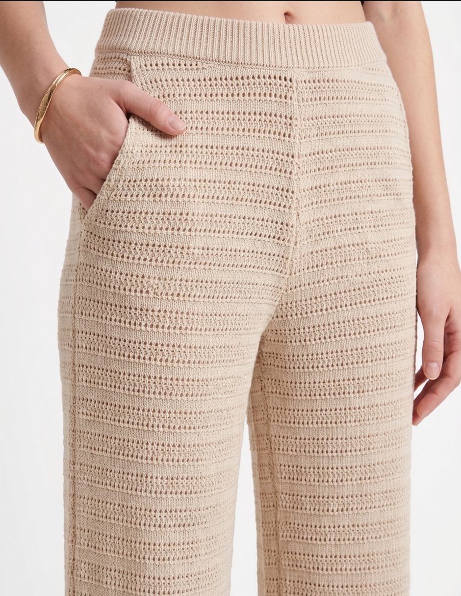 Pantalón regular regular para mujer 4