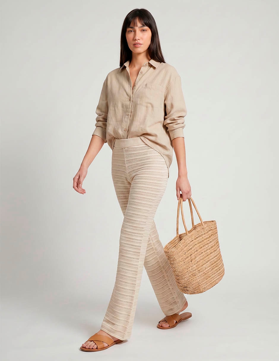 Pantalón easy pant straight para mujer 3