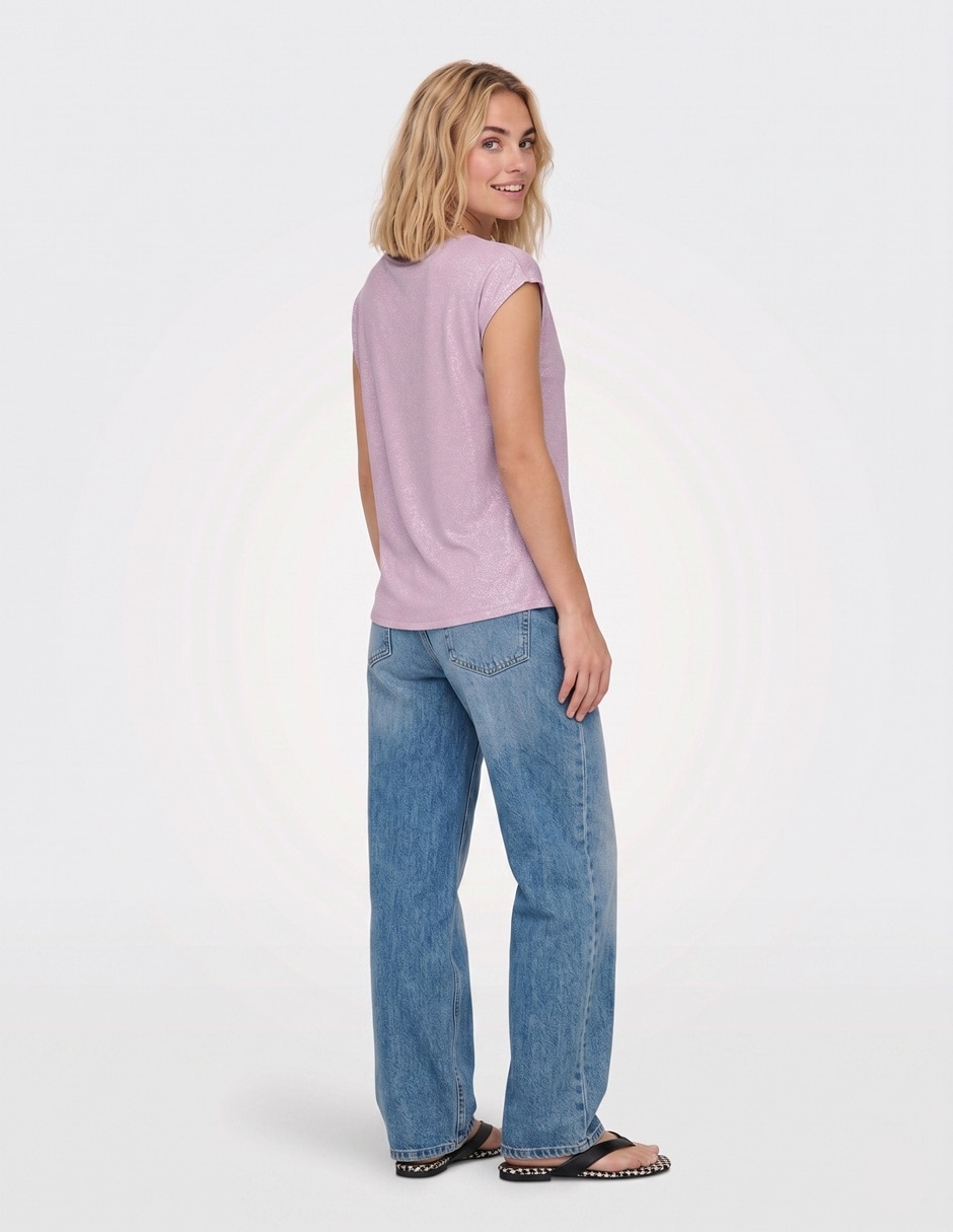 Blusa manga corta para mujer 4