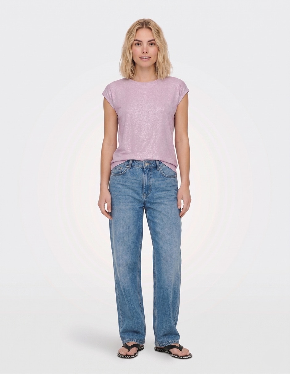 Blusa manga corta para mujer 1