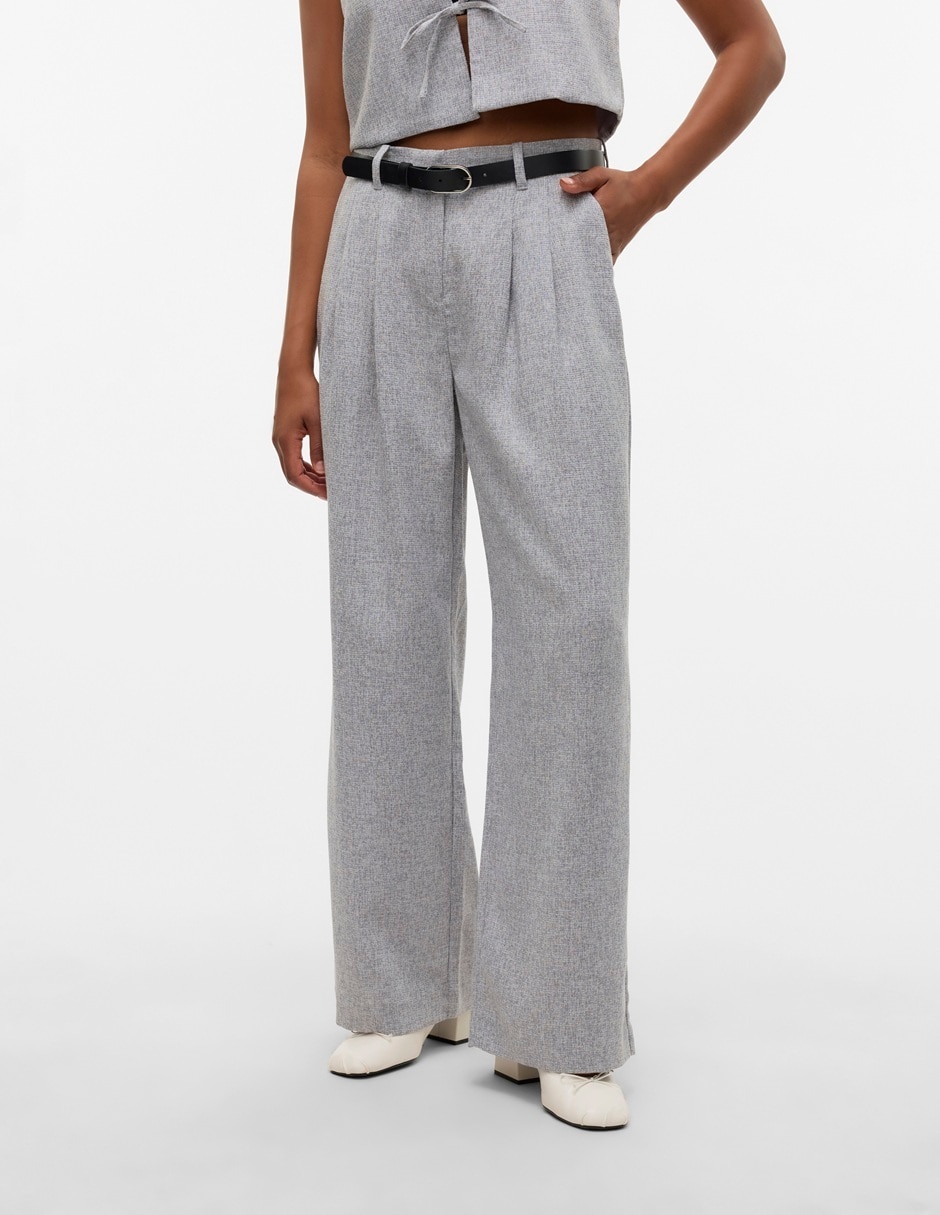Pantalón de vestir amplio para mujer