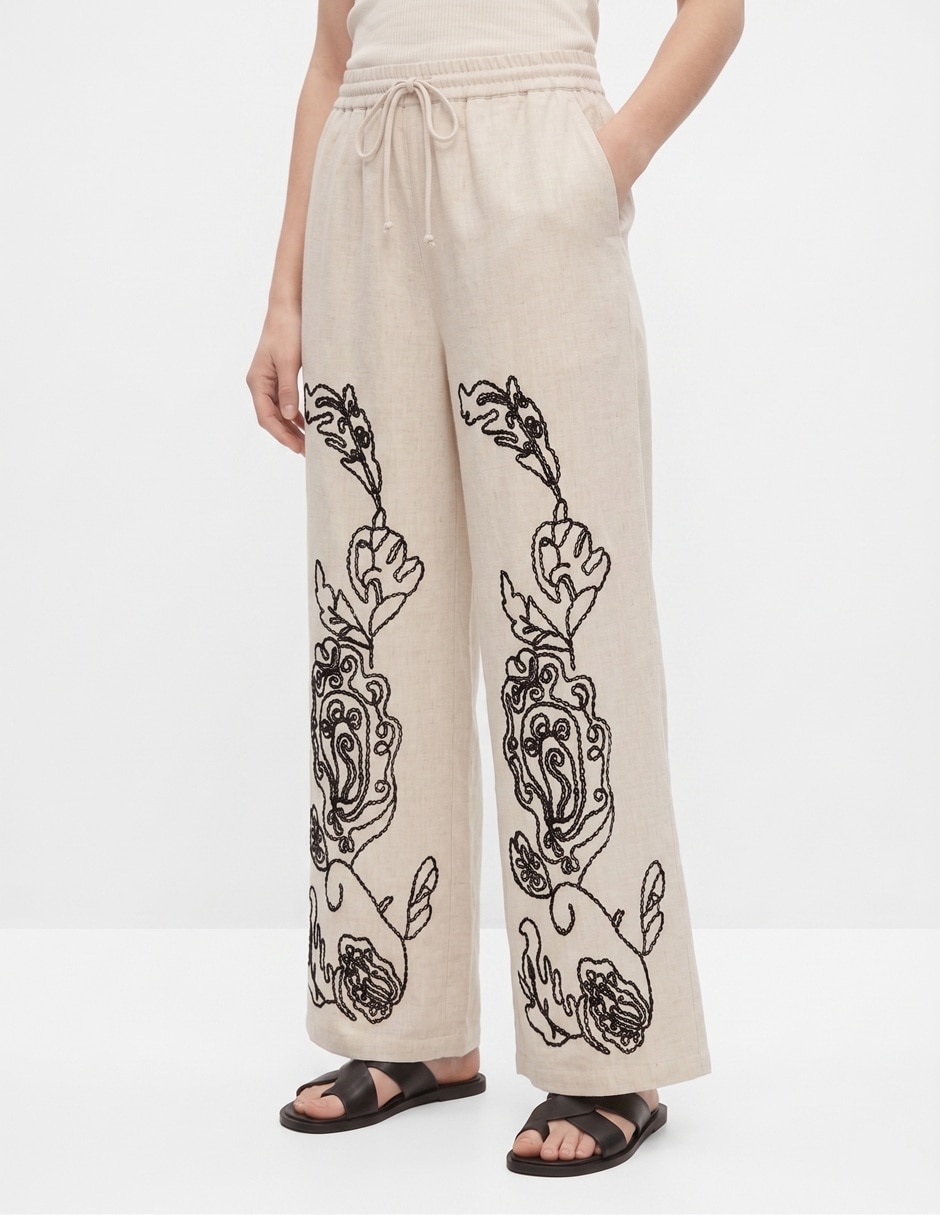 Pantalón amplio para mujer 3