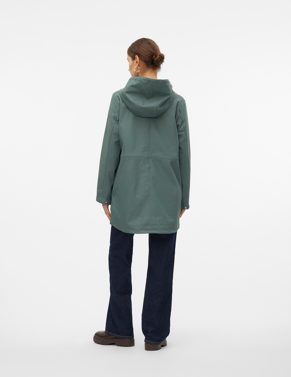 Gabardina resistente al agua para mujer 4