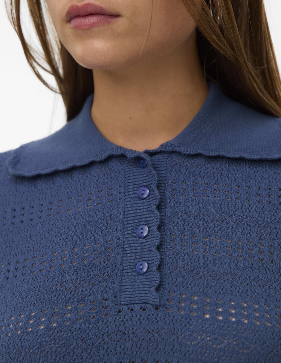 Playera tipo polo para mujer 2