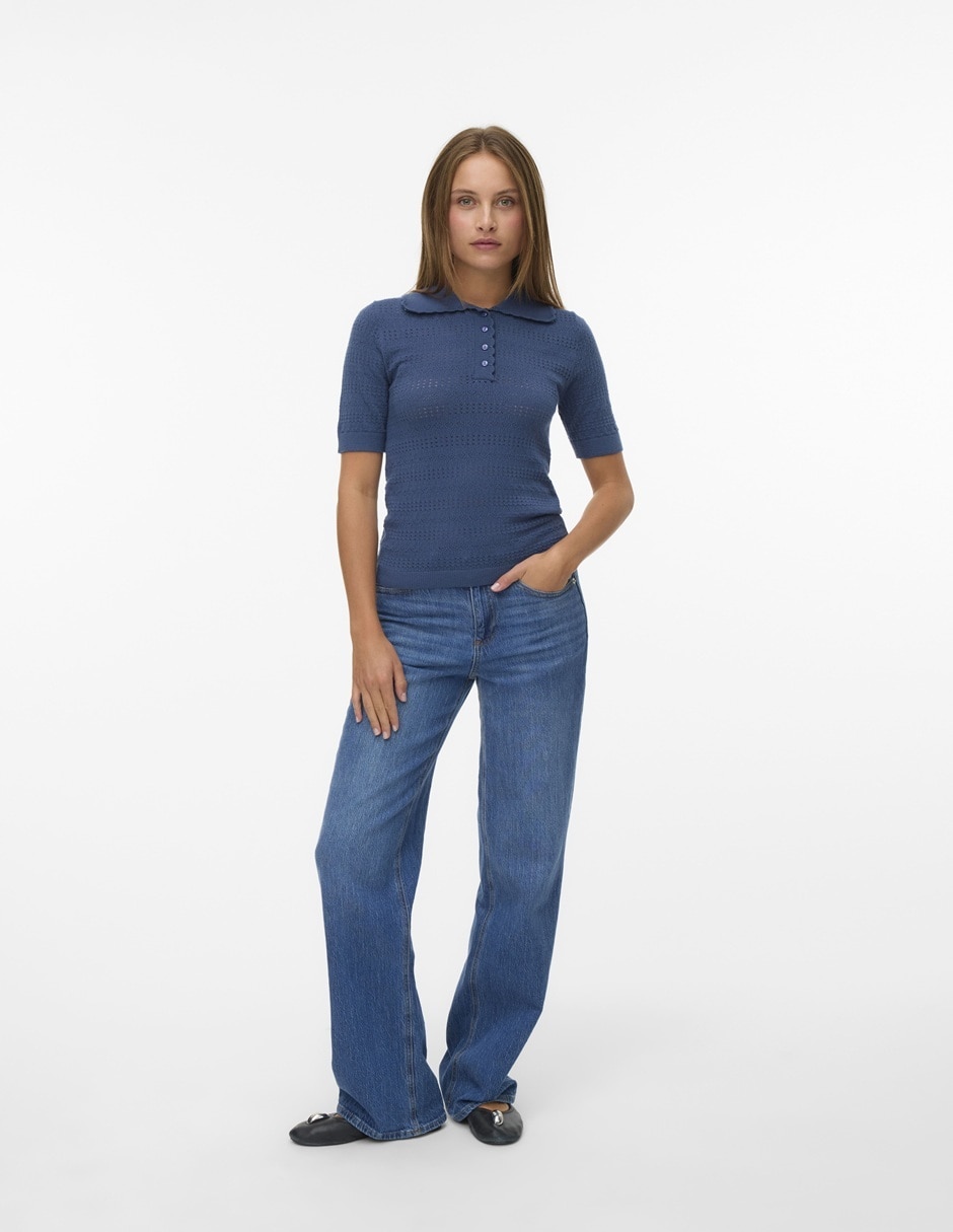 Playera tipo polo para mujer 3