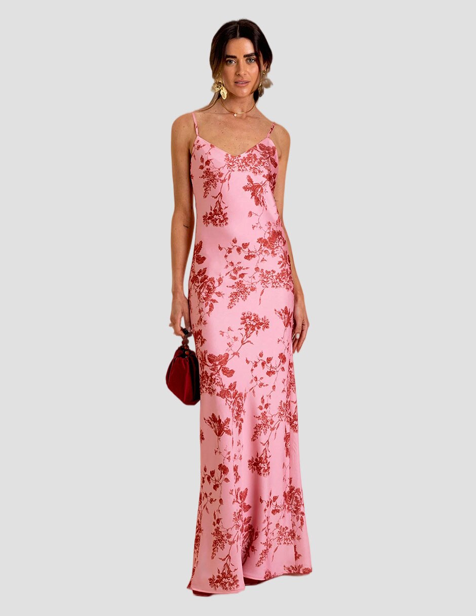 Vestido maxi de fiesta espalda abierta