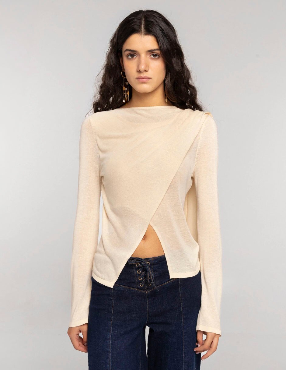 Blusa manga larga para mujer Blusa manga larga para mujer