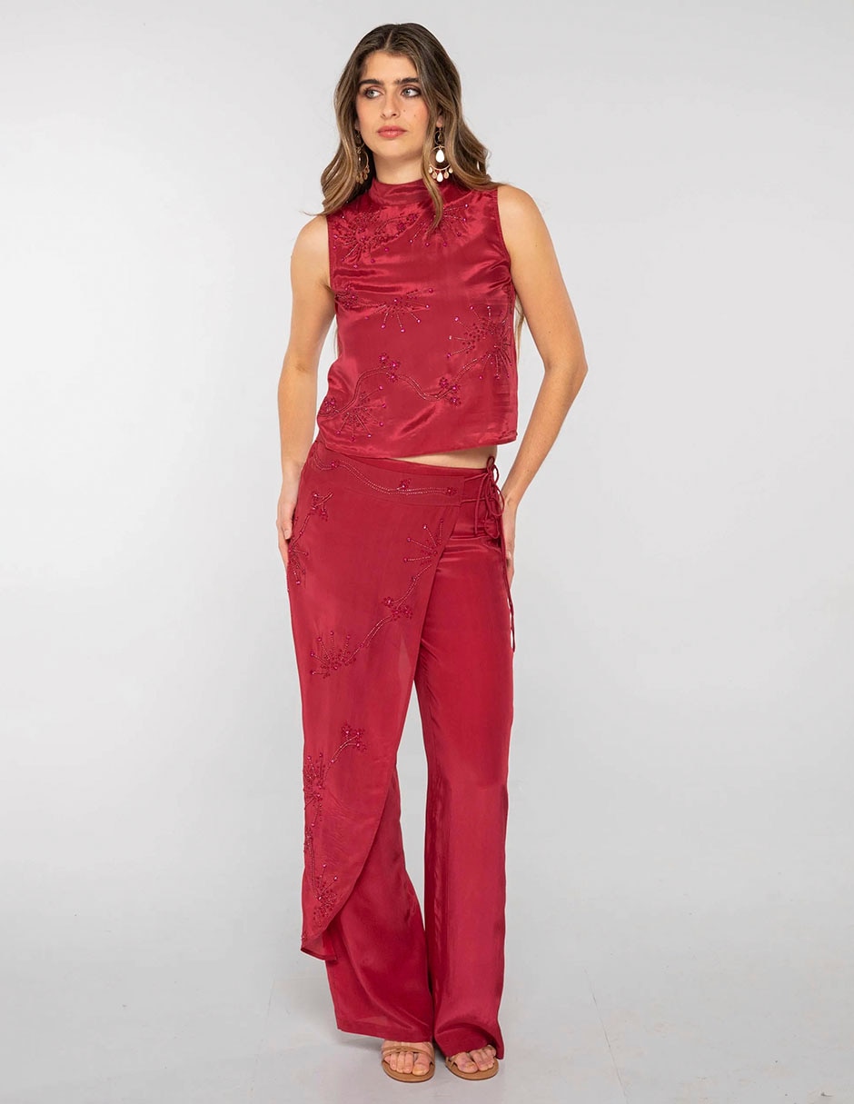 Blusa sin manga para mujer 2