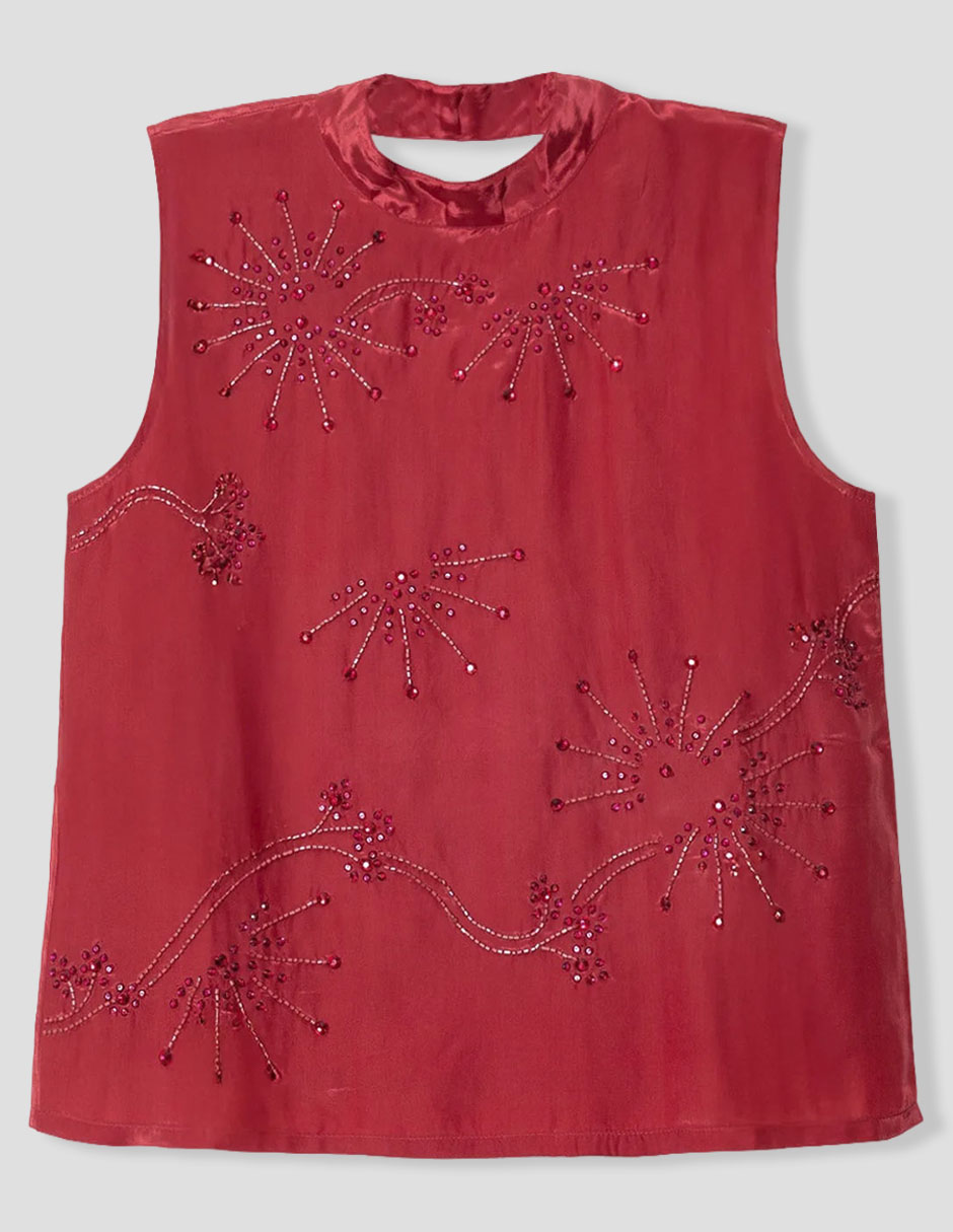 Blusa sin manga para mujer 4