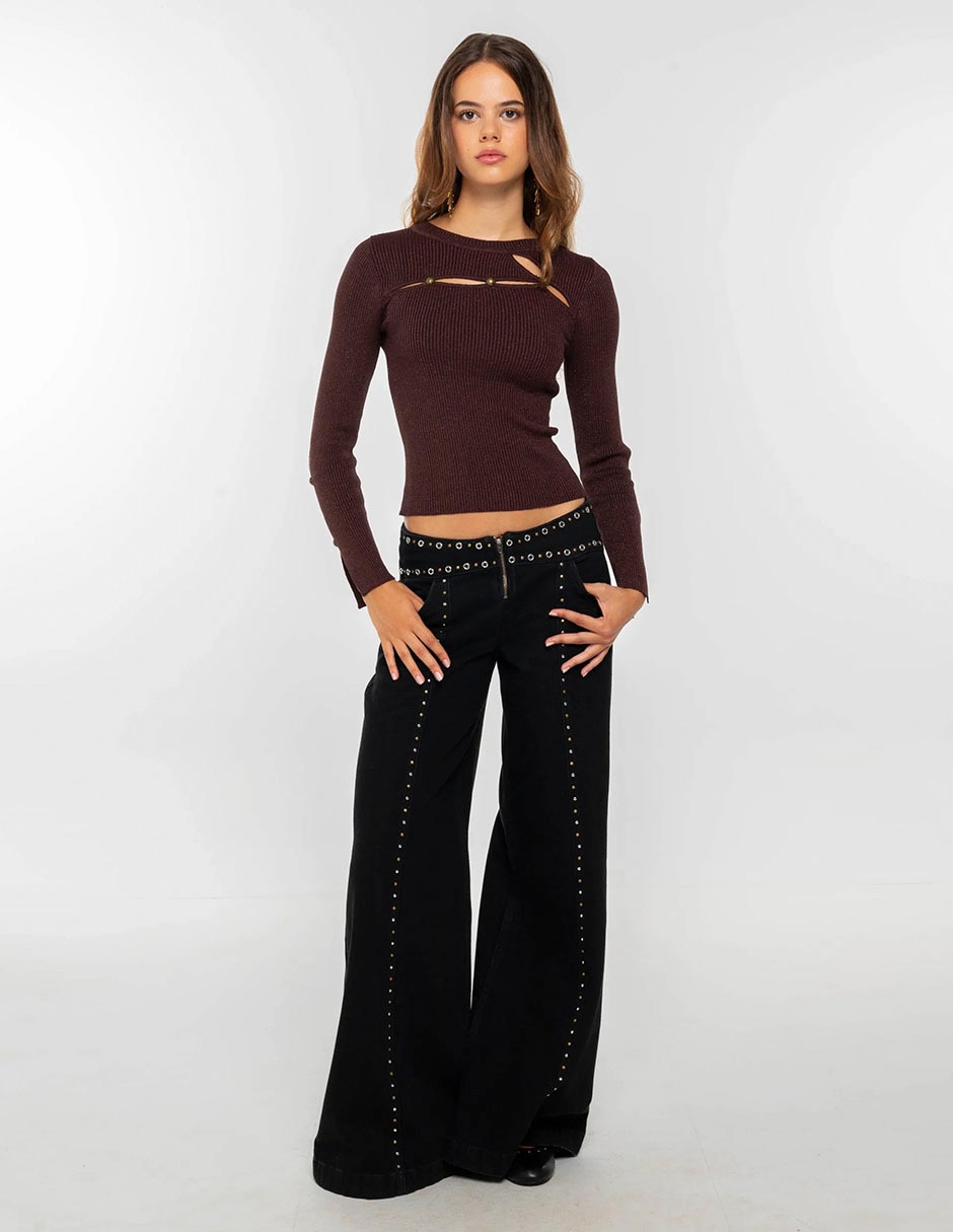 Jeans Relaxed acampanado para mujer