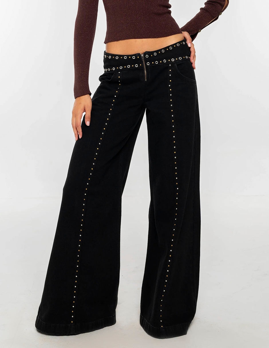 Jeans Relaxed acampanado para mujer 3