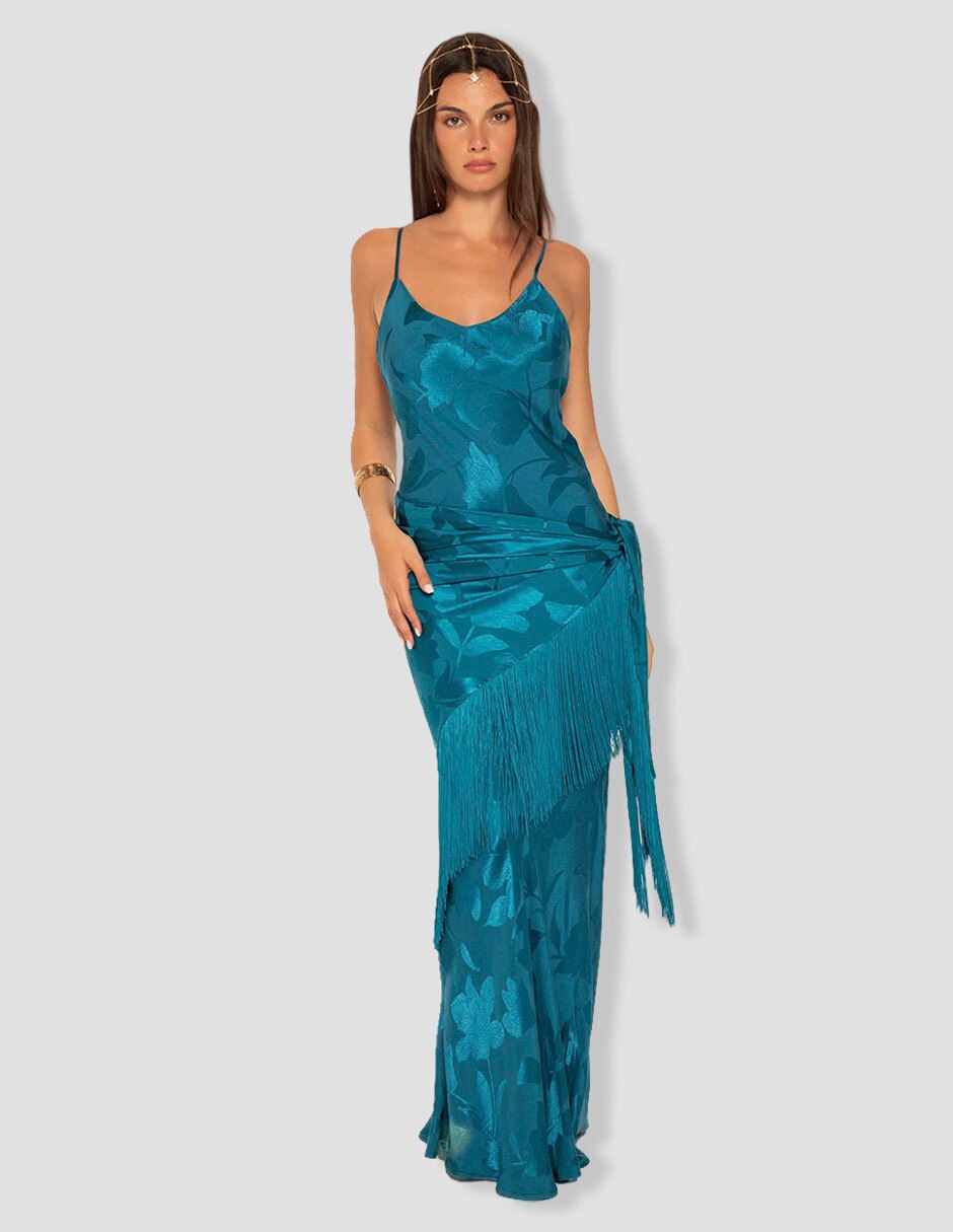 Vestido maxi de fiesta espalda abierta Vestido maxi de fiesta espalda abierta