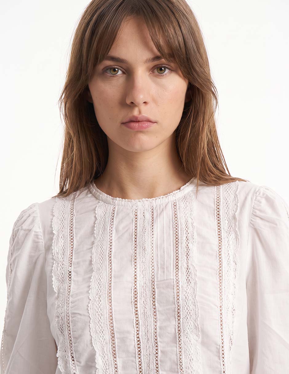Blusa manga larga para mujer 2