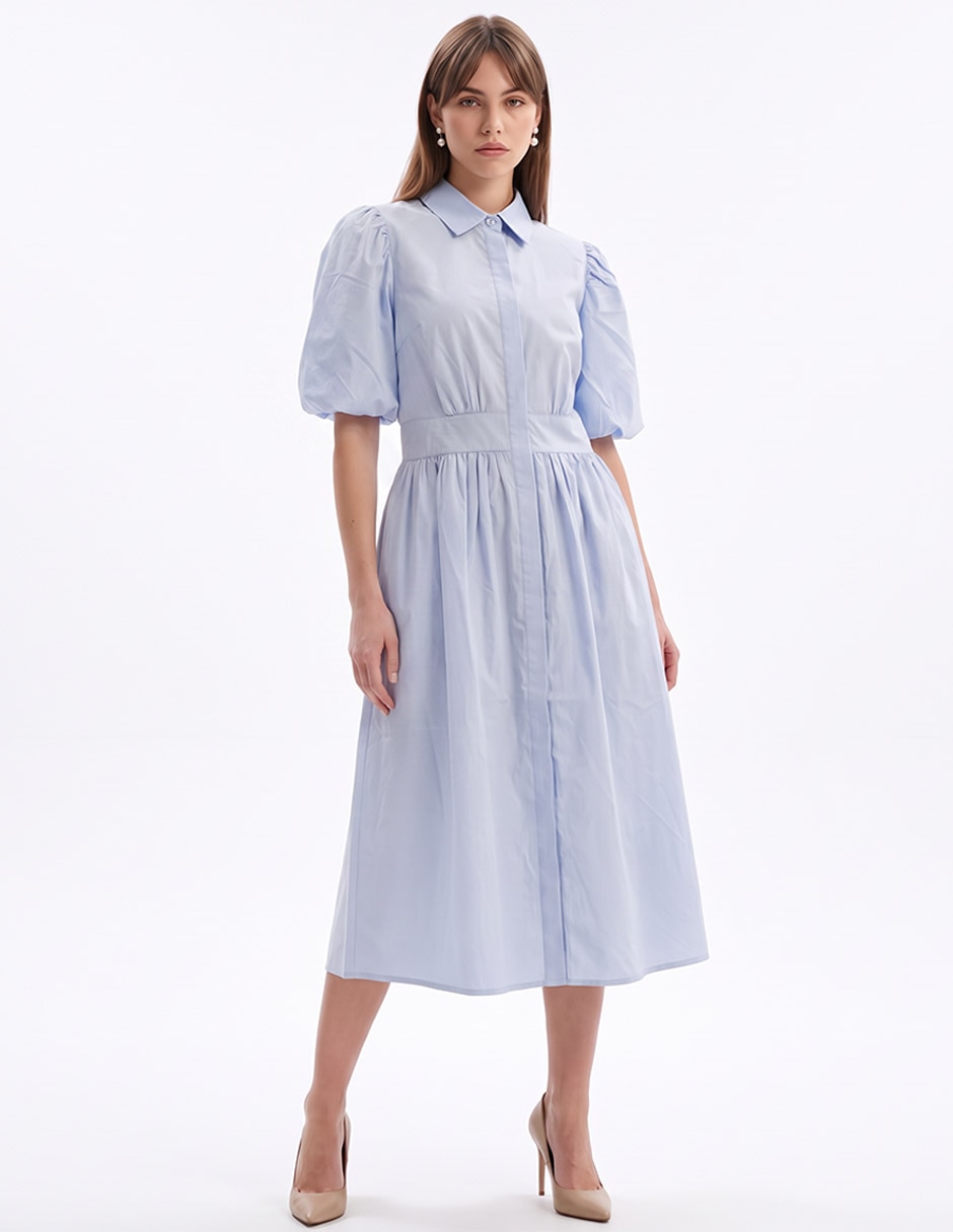 Vestido midi casual Petite para mujer Vestido midi casual Petite para mujer