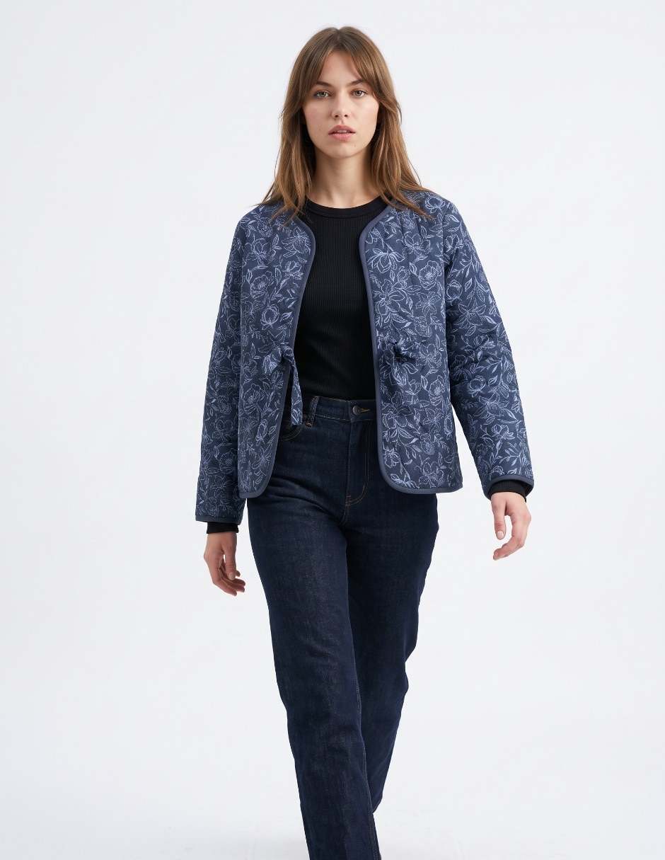 Chamarra de algodón para mujer