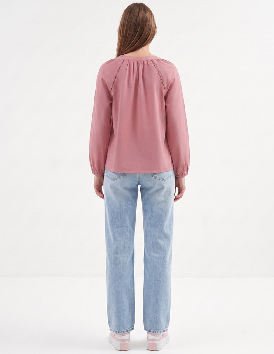 Blusa manga larga para mujer 2