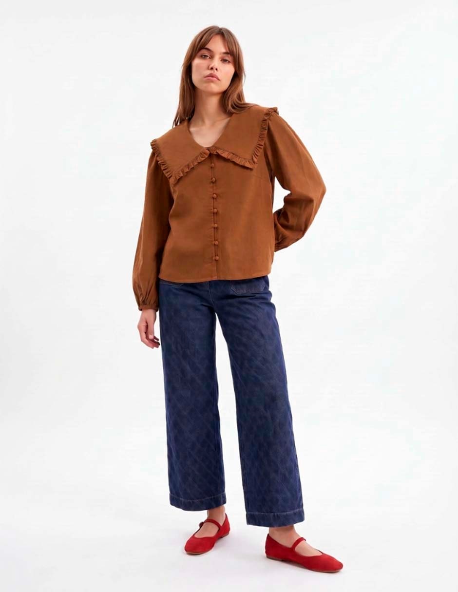 Blusa manga larga para mujer 3